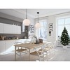 Elegant Lighting Baxter 1 Light Black Pendant With Frosted White Glass - 2 of 4