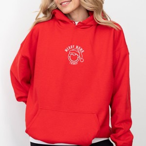 S.W.Smiley Merry Mama Outline - Women's Graphic Hoodie - 1 of 3