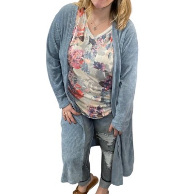 Women's Chenille Duster - honeyme