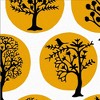 Party Land Mustard Yellow Trees Abstract Paste the Wall Wallpaper - 4 of 4