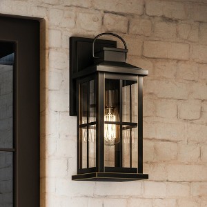 Urban Ambiance Luxury Transitional Outdoor Wall Sconce 18''H x 7''W,  Olde Bronze Finish,  Anaheim Collection, UHP1292 - 1 of 4