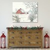 Winter Barn Gallery-Wrapped Canvas - 2 of 4
