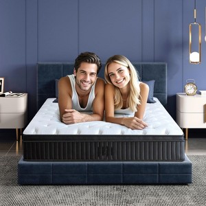 ELJGET Queen/King Mattress, 12 Inch Mixed Memory Foam Mattress in a Box, Zoned Pressure Relief, Medium Firm Feel, Motion Isolation, Deep Sleep - 1 of 4