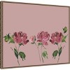 Amanti Art Trio Of Peonies by Lucille Price Framed Canvas Wall Art - 3 of 4