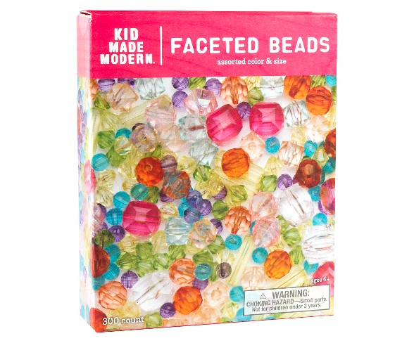 Kid Made Modern Acrylic Beads, 100ct - Multicolor