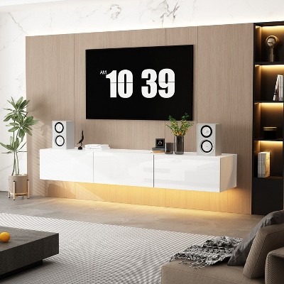 White tv stand wall mount online