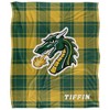 Tiffin University Campus Plaid Spirit Silky Touch Super Soft Throw Blanket 50x60 - 2 of 4