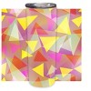 Elanze Designs Neon Triangle Pattern Purple Yellow 20 ounce Stainless Steel Travel Tumbler - 2 of 4