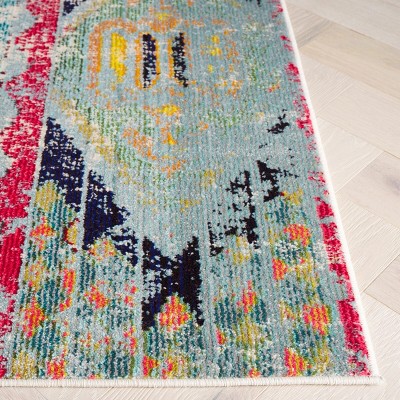 Monaco Multi-Colored Synthetic Rectangular Area Rug, 12'x18'