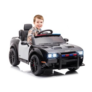 12V Kids Ride On Car, Licensed Dodge Challenger Electric Car with RC, Spring Suspension, Powered Ride On Toy Car for Child - 1 of 4