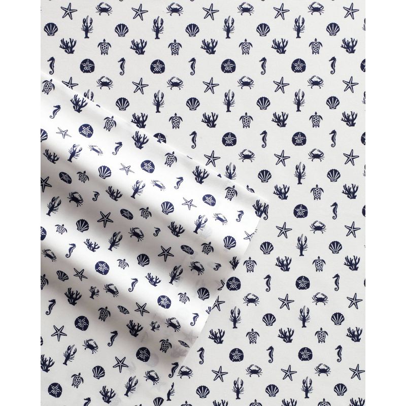 Printed Pattern Percale Cotton Sheet Set - Poppy & Fritz, 5 of 11
