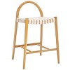 Rhyan Counter Stool - BST1203 - White/Natural - Safavieh - 4 of 4