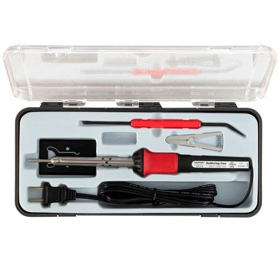 Monoprice 5-Piece Soldering Tool Set With 30-Watt Soldering Iron, Ideal For Light Soldering Jobs