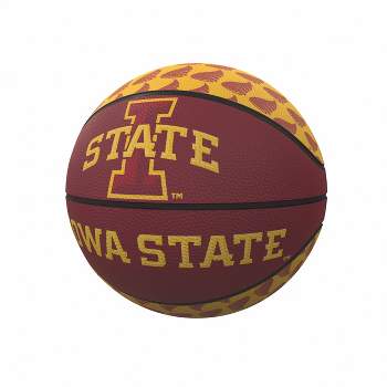 NCAA Iowa State Cyclones Repeating Logo Mini-Size Rubber Basketball
