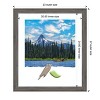 Amanti Art Regis Barnwood Narrow Wood Picture Frame - 4 of 4