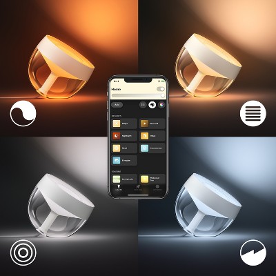 Voice-Controlled White LED Decoration Lamp with 16 Million Colors