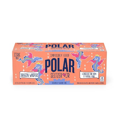 Polar Jrs Dragon Whisper Sparkling Water - 10pk/7.5 fl oz