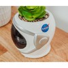 Silver Buffalo NASA Space Helmet 6-Inch Ceramic Planter With Artificial Succulent - 4 of 4