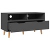 vidaXL TV Stand Gray 35.4 in.x15.7 in.x19.1 in. Engineered Wood - 4 of 4