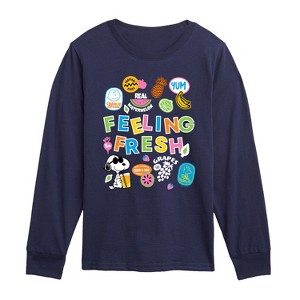 Boys' - Peanuts - Feeling Fresh Long Sleeve Graphic T-Shirt - 1 of 4