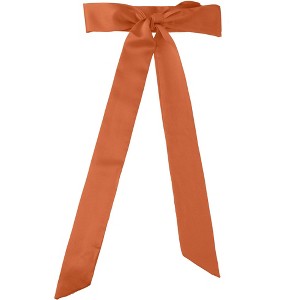 Allegra K Women's Skinny Solid Color Long Scarves Neckerchief 77.17" X1.97" - 1 of 4