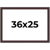 PosterPalooza | Linear Brown Picture Frame - UV Acrylic, Backing Board, Hanging Hardware Included - 2 of 4