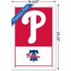 Trends International MLB Philadelphia Phillies - Logo 22 Framed Wall Poster Prints - 3 of 4