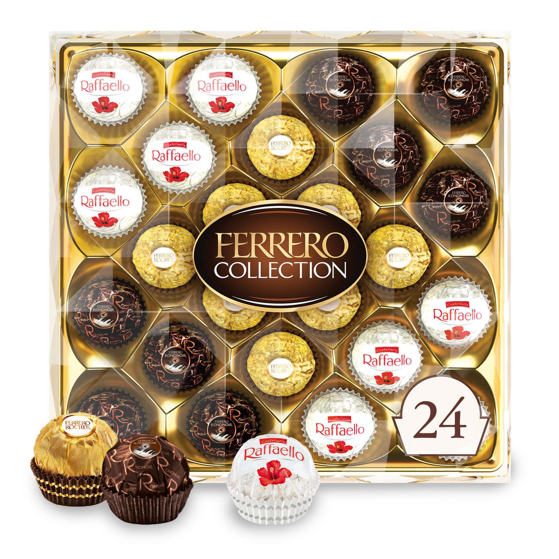 Ferrero Rocher Collection Assorted Candy Chocolates Variety Pack - 9.1oz