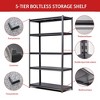 NicBex 5-Tier Bookshelf with Adjustable Storage Shelves Bookcases for Living Room Home Office - image 4 of 4