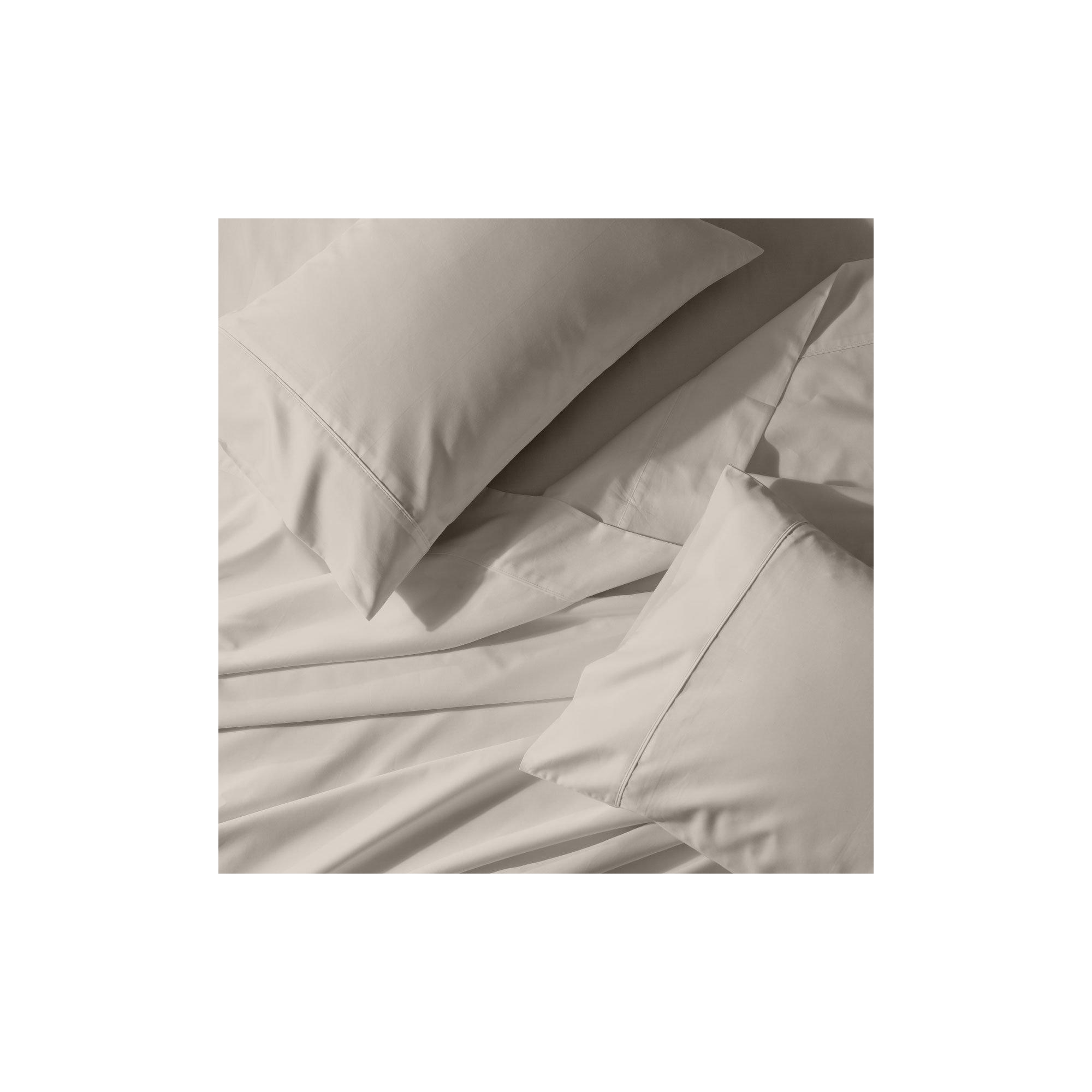 Egyptian Linens Easy Care Sheet Set - Solid 650 Thread Count Linen King