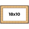PosterPalooza | Traditional Gold Picture Frame - UV Acrylic, Backing Board, Hanging Hardware Included - 2 of 4