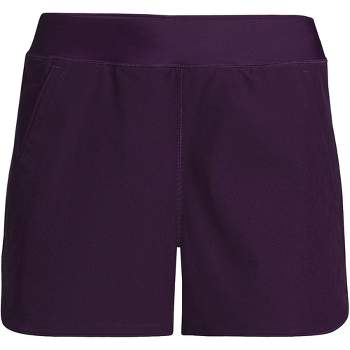 Women's Plus Size 5 Quick Dry Elastic Waist Board Shorts Swim Cover-up  Shorts with Panty