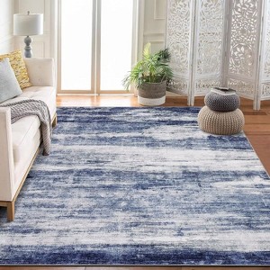 Modern Abstract Area Rug Soft Washable Foldable Accent Rug Non Slip Low Pile Throw Rugs for Living Room Bedroom - 1 of 4