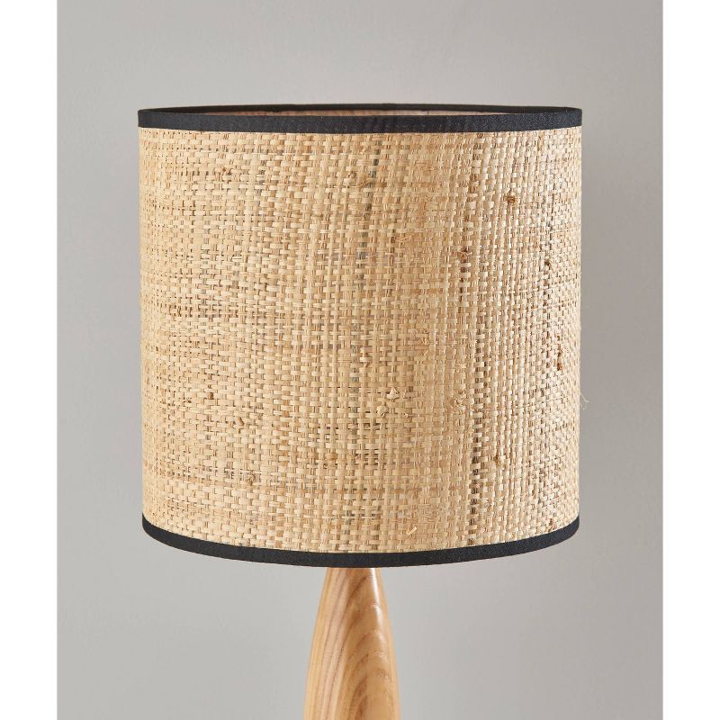Cayman Natural Wood Table Lamp Black - Adesso, 6 of 7