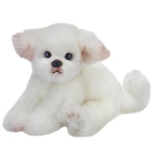 Bearington Angel The Maltese Stuffed Animal, 13 Inch White Dog Stuffed Animal - 1 of 4