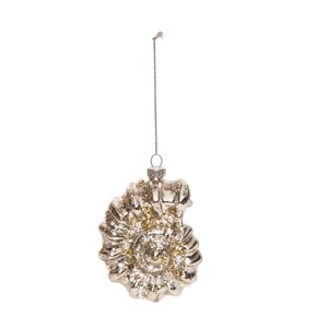 Gallerie II Glass Amnonite Shell Ornament - 1 of 3