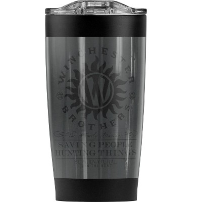 Supernatural Winchester Anti Possession Steel Tumbler 20oz Coffee Travel Mug