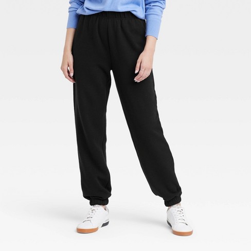 Women's High-Rise Ottoman Jogger Pants - A New Day™ - image 1 of 3