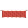 vidaXL Garden Bench Cushion Melange Red 70.9"x19.7"x2.8" Fabric - 4 of 4