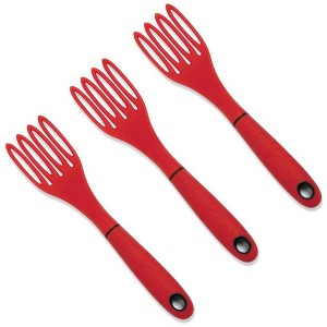 Norpro 8.75" Grip-EZ Fiskie Fork & Whisk Combo Tool - Mix Stir Blend & Fold - 1 of 4