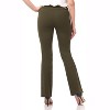 Rekucci Women's All Season Knit Secret Figure Bootcut Pants – Pull-On Comfort with Tummy Control - Olive, 4 - 3 of 4