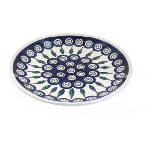 Blue Rose Polish Pottery Zaklady Dessert Plate - 1 of 2