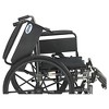 Drive Medical Cruiser III Light Weight Wheelchair with Flip Back Removable Arms, Full Arms, Elevating Leg Rests, 18" Seat - 3 of 3