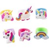 Juvale 24-Pack Rubber Rainbow Unicorn Toy Rings for Girls Birthday Party Favors Gifts - 4 of 4