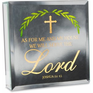 Pavilion Gift Company - Lord - 6" Lit-Mirrored Plaque - Wall Sign Panels - 1 of 4