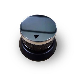 NutriChef Replacement Plastic Control Knob - Black - 1 of 4