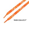 INSPIRE CHIC Leopard Multicolor Tie Dye Gradient Flat Shoelaces Sports Sneakers 2 Pairs - 3 of 4