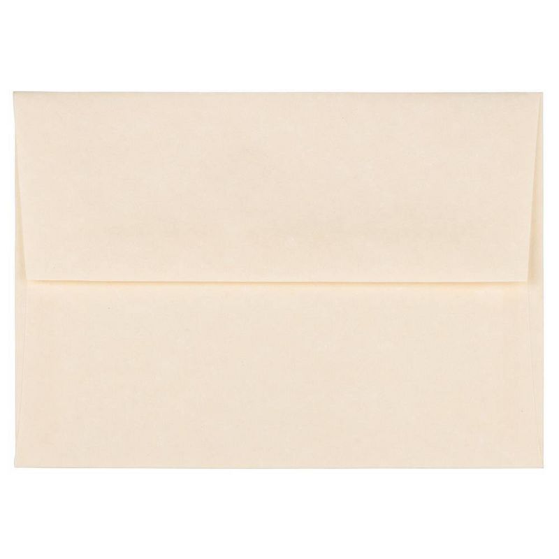 JAM Paper Envelopes A2 50ct Parchment - Natural, 1 of 4