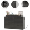Changing Table Dresser with 8 Wood Drawers, Classic Nursery Dresser, Changing Shelves, Multi-Functional Diaper Changing Station, Dresser for Bedroom - 4 of 4