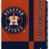 MLB Houston Astros Reverse Block Double Sided Ultra Cozy Blanket - 2 of 3